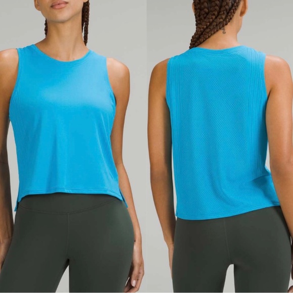 lululemon athletica Tops - Lululemon Train to Be Tank Top Turquoise Tide Size 8